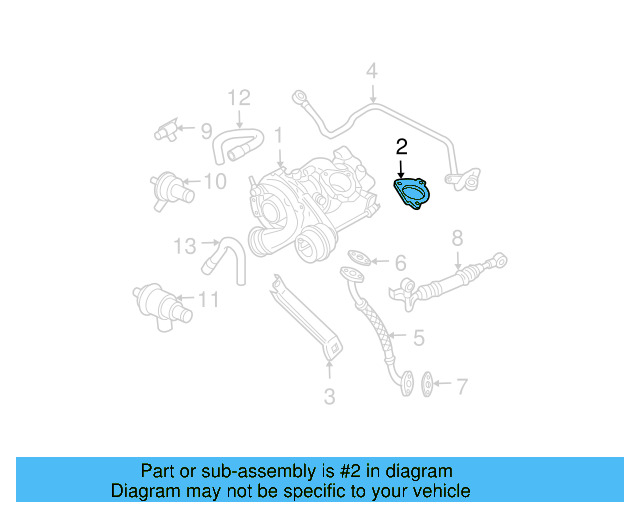 Turbocharger Gasket 06A-253-039-E - View 25