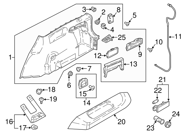 Side Trim Bolt 1Z0-860-505-L