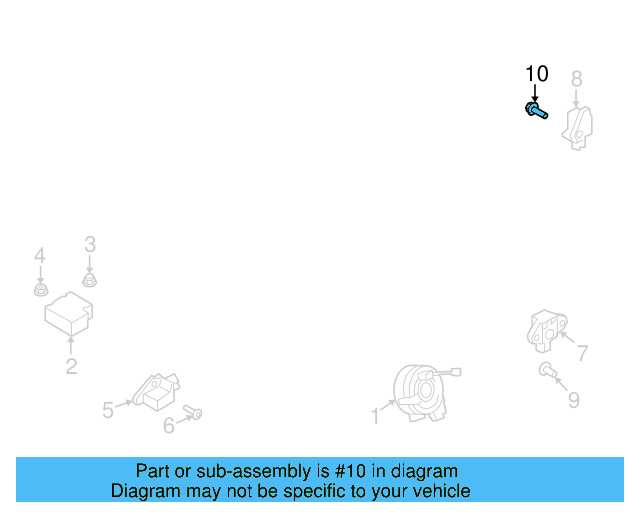 Side Impact Sens Bolt N-910-742-01 - View 5