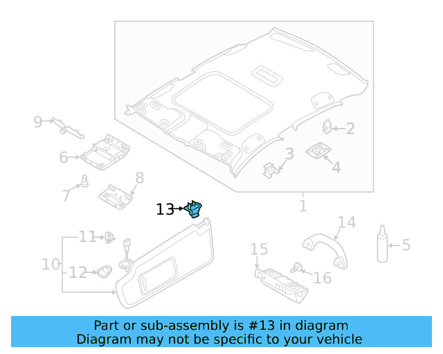 Holder 5G0-857-561-B-82V - View 14