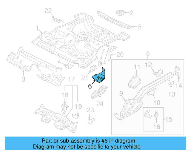 Filler Plate 5Q0-813-174 - View 8
