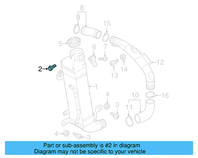 Motor & Linkage Bolt N-909-287-02 - View 3