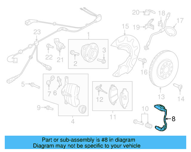 Caliper Mount 5QM-615-126-B