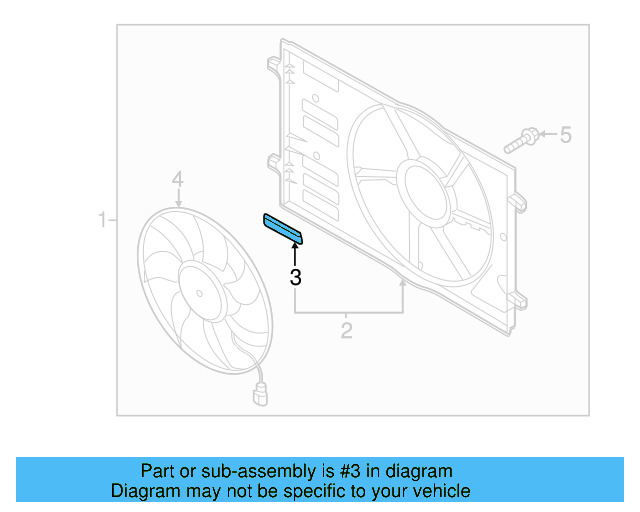 Louver 5Q0-121-223-E - View 5