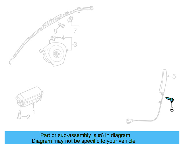 Ft Seat Air Bag Bolt N-907-912-01 - View 14