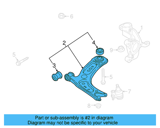 Control Arm 5WA-407-151 - View 4