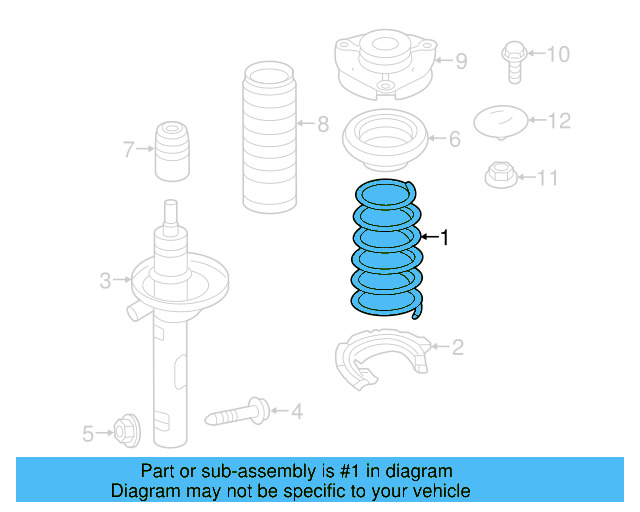 Coil Spring 5Q0-411-105-GK