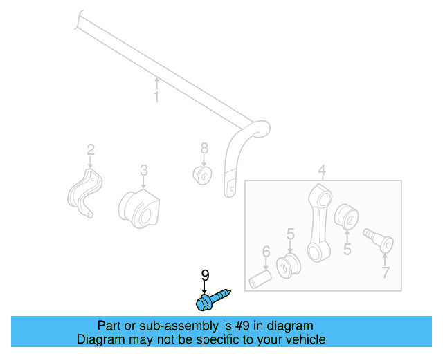 Suspension Stabilizer Bar Link Bolt N-106-994-01 - View 37