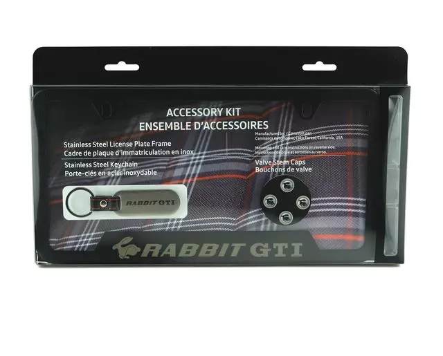 Rabbit Gti License Plate Frame Kit 5G0-087-700 - View 6