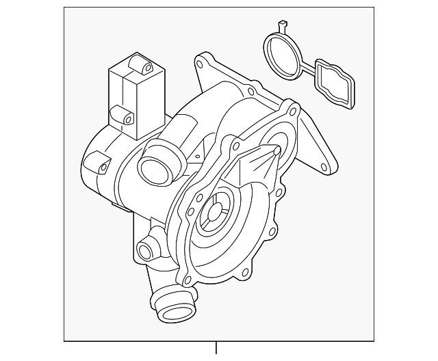 Engine Water Pump Housing 06L-121-111-P - View 2