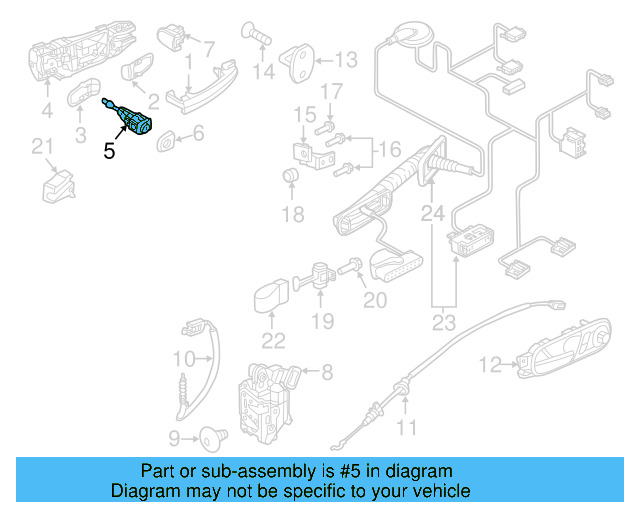 Lock Cylinder 107-837-167-CB - View 9