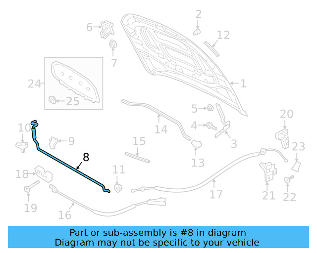 Support Rod 17A-823-363-A - View 5