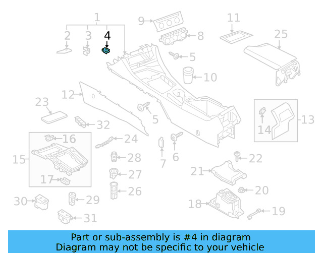 Mount Bracket Nut N-015-082-10 - View 14