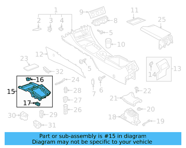 Mount Bracket Nut N-015-082-10 - View 6