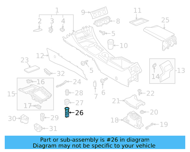 Power Outlet 1K0-919-309 - View 40