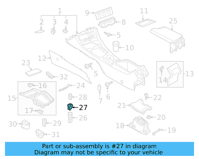 Power Outlet Spring 6Y0-919-341-9B9 - View 4