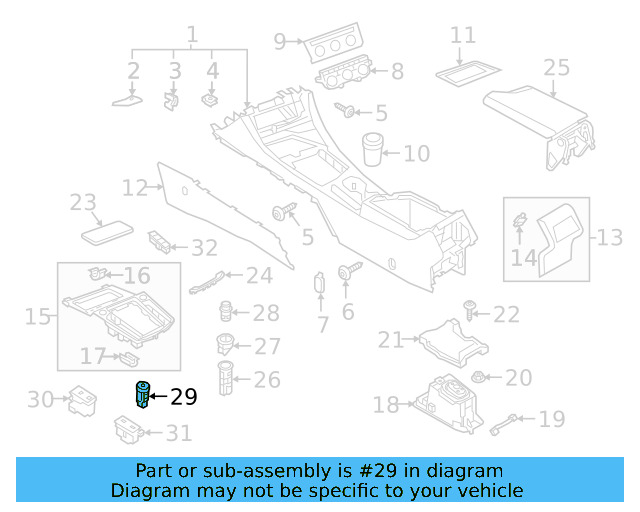 Mount Bracket Nut N-015-082-10 - View 12