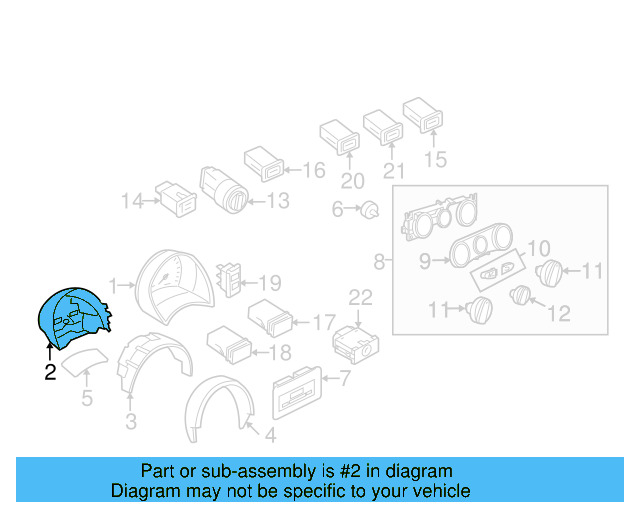 Inst Cluster Bracket 1C1-857-303-G-62J - View 11