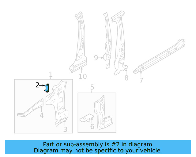 Corner Reinforced 5Q0-802-551-B - View 6