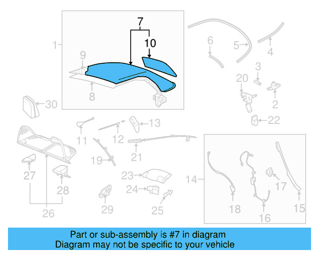 Top Assembly 1Y0-871-022-JLD - View 5