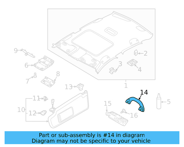 Grip Handle 17A-857-607-A-82V - View 3
