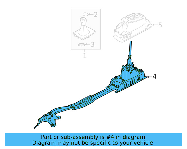 Gear Shift Assembly 5QD-711-049-C - View 6