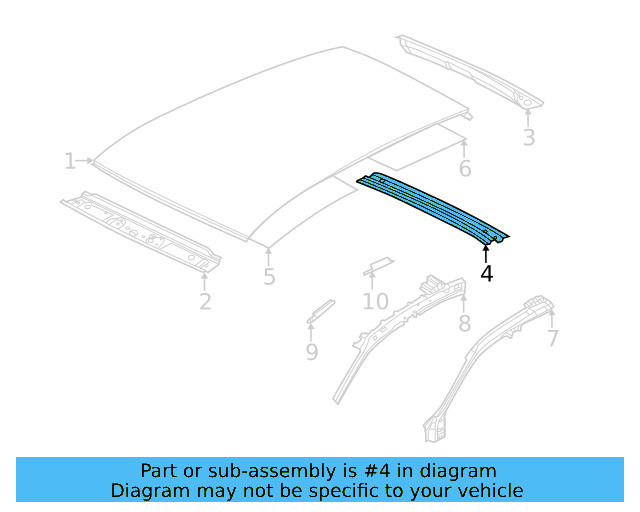 Roof Reinforced 17A-817-119-A - View 3
