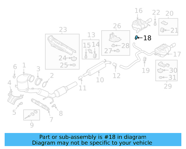 Muffler & Pipe Clamp 1K0-253-141-T - View 8