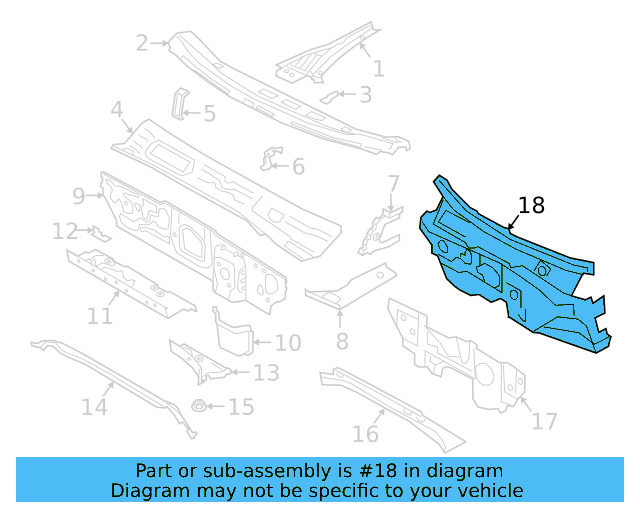 Sound Absorber 17B-863-934-A - View 3