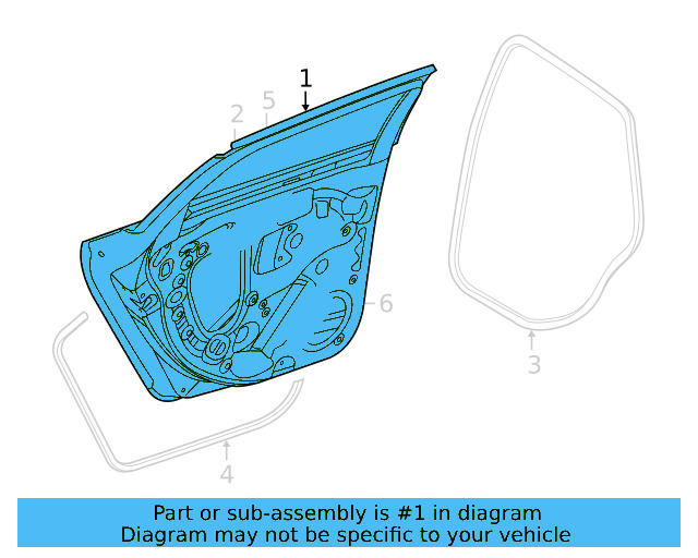 Door Shell 17A-833-056-B - View 5