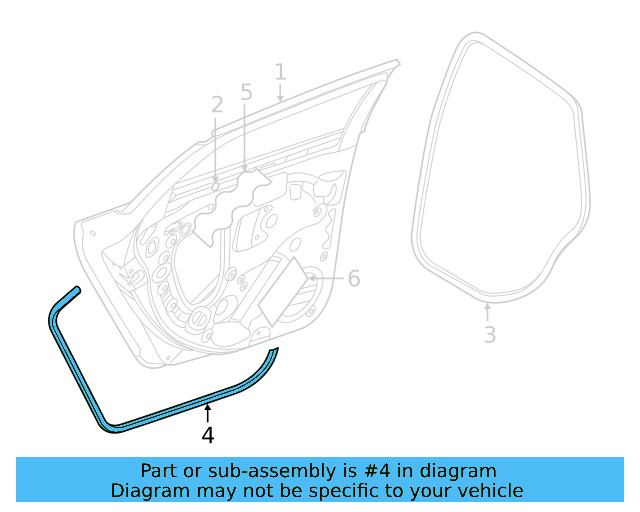 Door Weather 17A-839-702-B-5AP - View 4