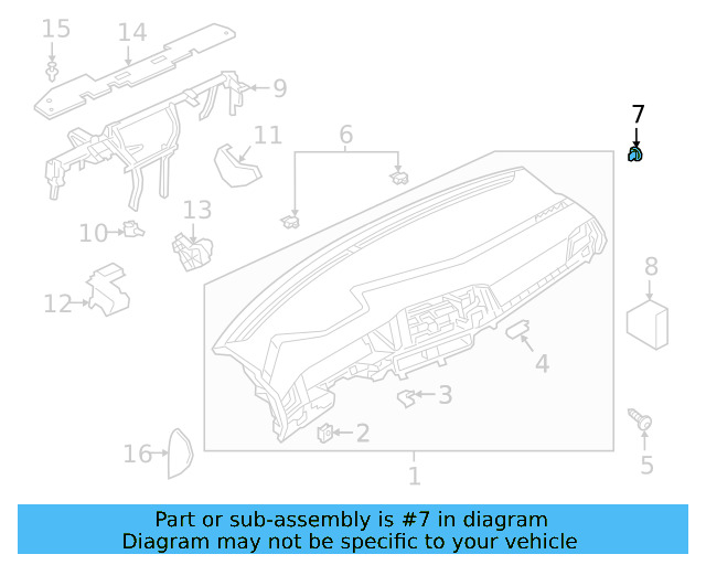 Instrument Panel Plug 1T0-857-489 - View 14