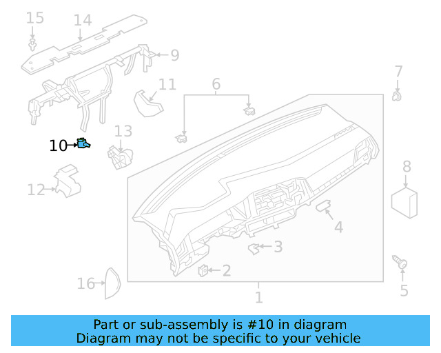 Reinforced Beam Bracket 5G1-857-745 - View 10