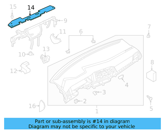 Heat Shield 3Q0-825-469 - View 6