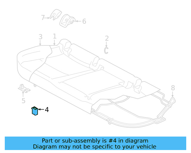Seat Cover Grommet 5GM-886-373 - View 14