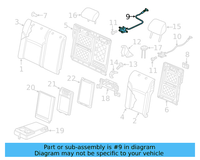 Release Cable 5QM-885-682-G - View 3