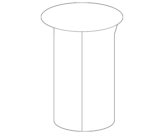 License Bracket Nut WHT-007-341 - View 3