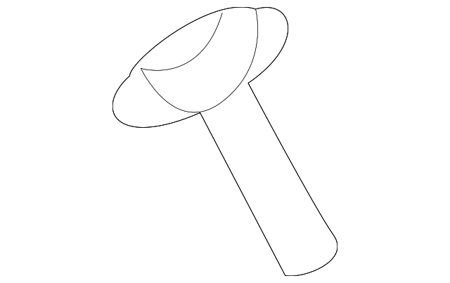 Rocker Molding Fastener WHT-000-188 - View 5