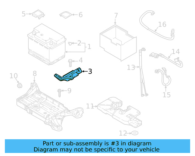Hold Down Clamp 5Q0-803-219-C - View 10