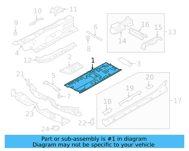 Floor Pan 5Q0-803-206-B - View 5