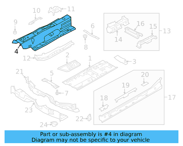 Center Plate 5Q0-803-299-J - View 3