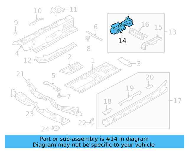 Inner Support 5Q0-802-382 - View 11