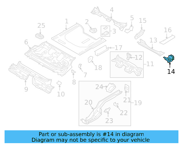 Front Bracket 5Q0-804-866 - View 22