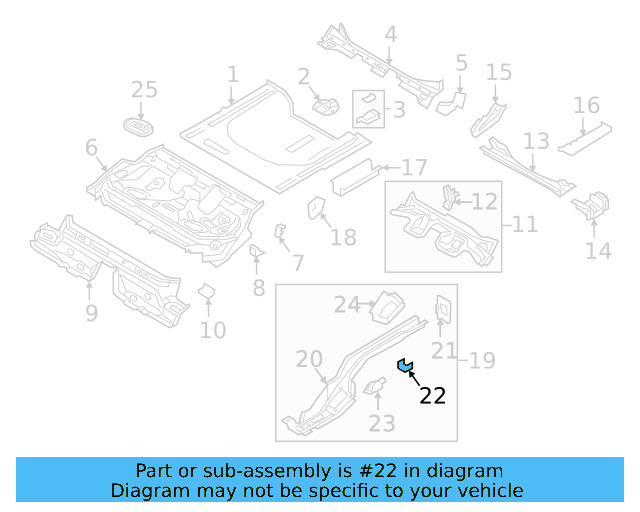 Muffler Bracket 5Q0-804-025-D - View 3
