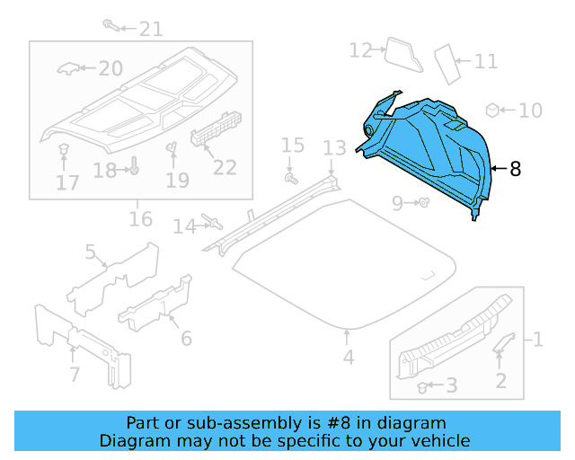 Side Trim Panel 17A-867-428-1BS - View 3