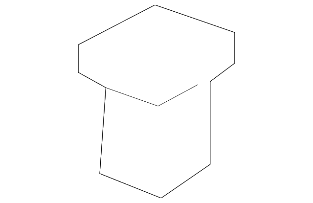 Rear Body Trim Clip 6J0-807-180 - View 3