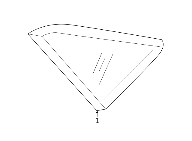 Quarter Glass 17A-845-041-G-VNH - View 2