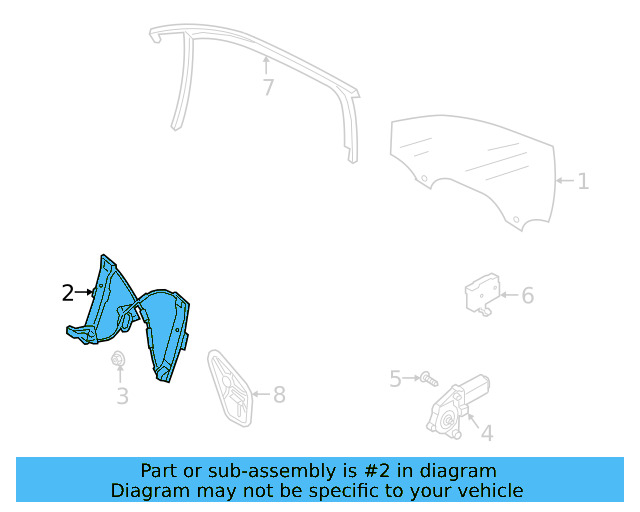 Window Regulator 17A-837-462-E