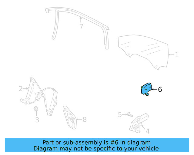 Door Control Module 5Q4-959-592-P - View 4