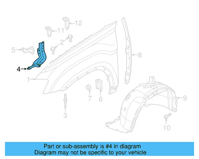 Front Mount Bracket 3CN-821-136-A